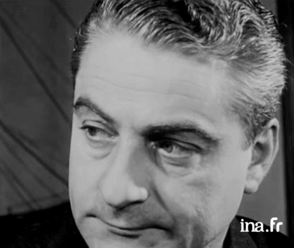 René Clément lors d'une interview en 1960 (image INA)